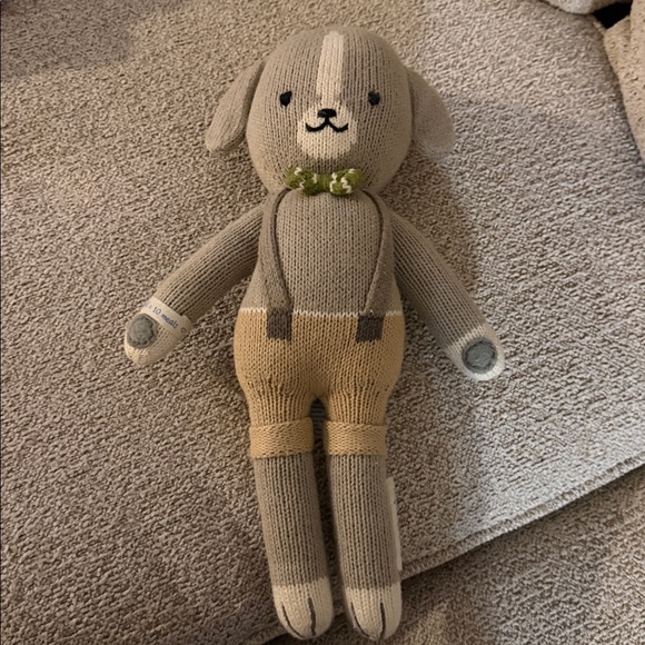 Cuddle + Kind Other - Handmade Knit Dog Plush Toy